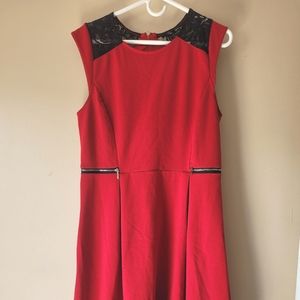 Red Dress With Lace